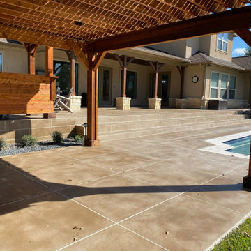 Concrete Overlay for Pool and Patio