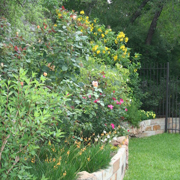 Traditional garden in Northwest Hills