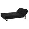 Erik Upholstered Sofa Bed - Black