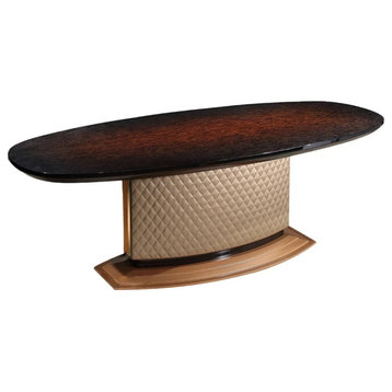 Nicky Glam Black, Red and Copper Dining Table