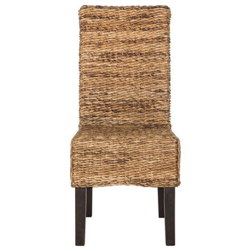 Gani 18" Wicker Dining Chair, Set of 2,  Natural