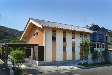 Exemple d'une maison asiatique.