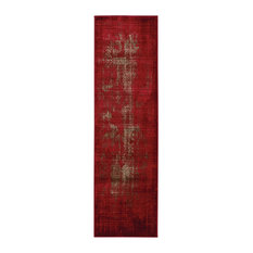 Nourison Karma Rug, Red, 2'2"x7'6"