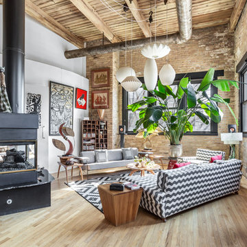 Globally Inspired Timber Loft