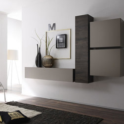 LC Mobili Modern Wall Unit Cube 3 LQ - $725.00 - Entertainment Centers And Tv Stands