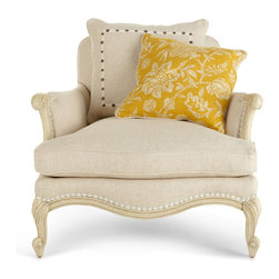 Claudine Bergere Chair - Armchairs And Accent Chairs
