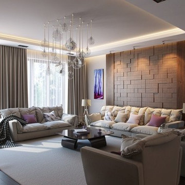 Modern House Design.3D Rendering Project.