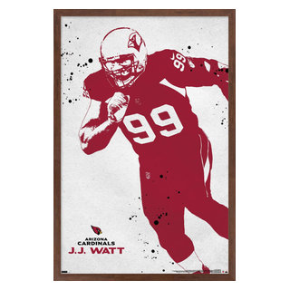 TJ Watt Pittsburgh Steelers Football Art Illustrated Poster 