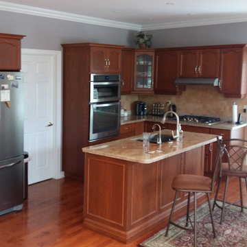 "Before" - the kitchen before the renovation