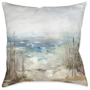 Waves From the Distance Indoor Pillow, 18"x18"
