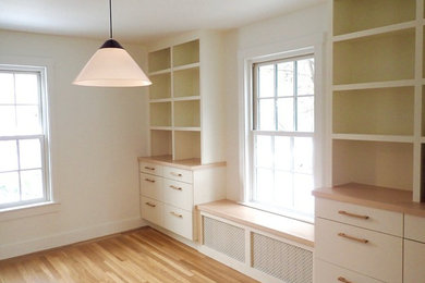 Trendy dining room photo in Boston