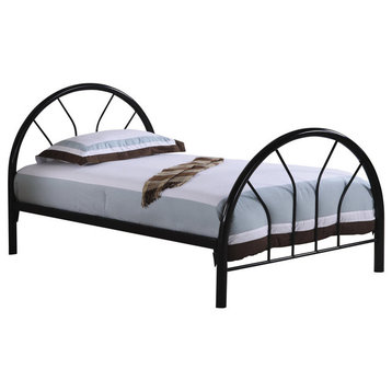 Coaster Youth Twin Panel Bed, Black