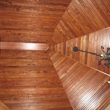 Bead Board Install: Vaulted Ceiling