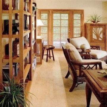 UNIQUE CABINETRY FOR THE FAMILY ROOM