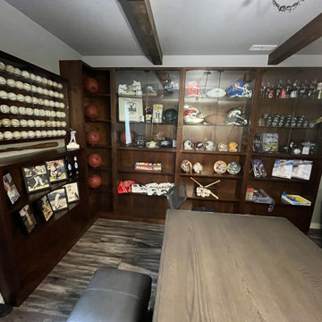 Sports Memorabilia Display