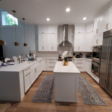 Transitional Kitchen Remodel Done in Classic White