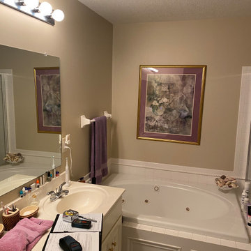 Bright and Airy Ensuite Bath - BEFORE