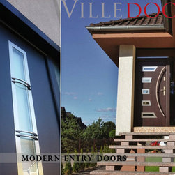 Contemporary Front Entry Door. Hurricane impact entry door - Front Doors