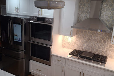 Inspiration for a modern home design remodel in New York