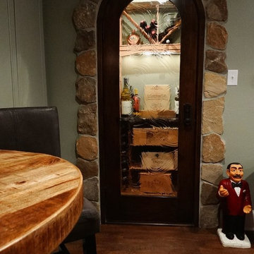 Lower Level Remodel with Wine Cellar in Wauwatosa
