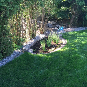 New Lawn, irrigation, drainage, and Deer Proof Hog Wire Fencing