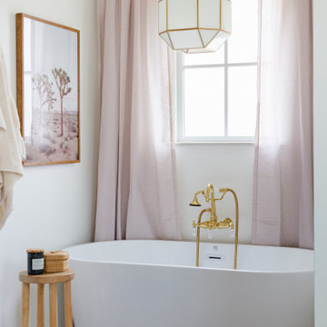 Organic Modern Master Bathroom Design