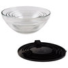 Glass Mixing Bowls With Lids Set 10-Piece-Set for Kitchen Storage