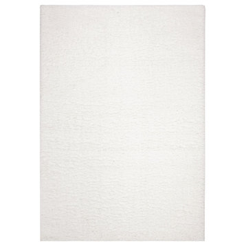 Safavieh August Shag Collection AUG900 Rug, White, 6'x9'