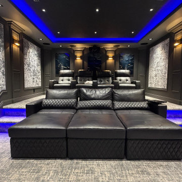 Custom Home Theater - Design, Construction and Installation by AVSI, Inc