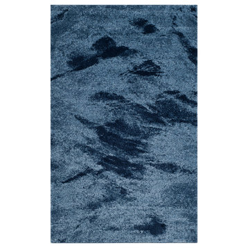 Safavieh Retro Collection RET2891 Rug, Light Blue/Blue, 5' X 8'