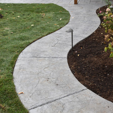 Stamped & Colored Concrete Patio