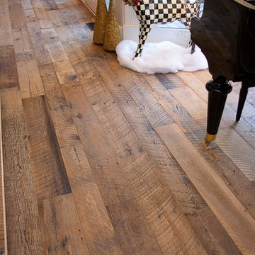 Reclaimed White Oak Barn Wood Floor in Bucks County, PA
