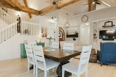 French country dining room photo in Kansas City