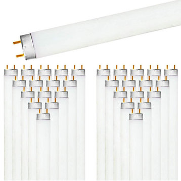 Luxrite 30 Pack F32T8/741 32W 48" T8 Fluorescent Tube Cool White G13