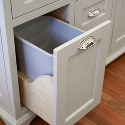 Portland Heights Kitchen - Trash Cans