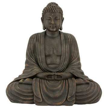 2 1/2' Tall Japanese Sitting Buddha Statue