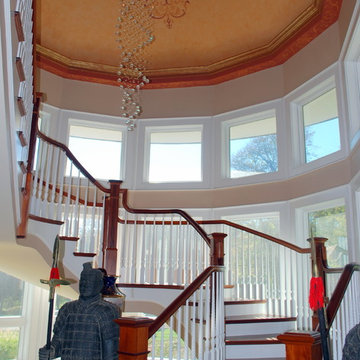 Murals in Nahant residence. ORNAMENTAL CEILING MURAL