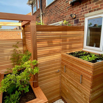 External Garden Design - Sheds with green roofs
