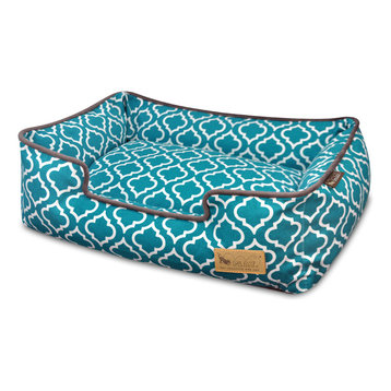 Lounge Bed Moroccan, Teal, Small