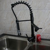 Vienna Classico Deck Mounted Kitchen Sink Faucet With Pull Down Sprayer