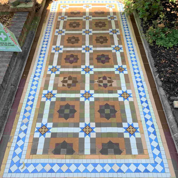 Damaged Victorian Tiled Path Restored in Chatham Kent