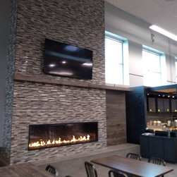 Hy-Vee Maple Grove - Single Sided Gas Fireplace - Indoor Fireplaces