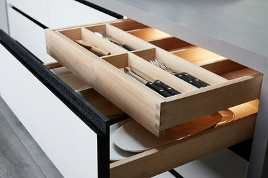 Camillas nye snedkerkøkken er bygget på IKEAs billige køkkenskabe.