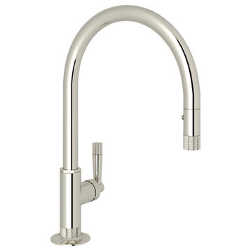 Rohl MB7930LM-2 Graceline 1.8 GPM 1 Hole Pull Down Kitchen Faucet - Polished