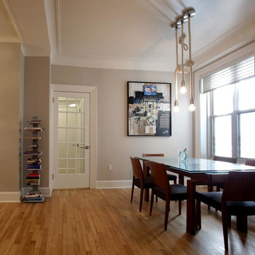 Columbus Avenue dining/living room