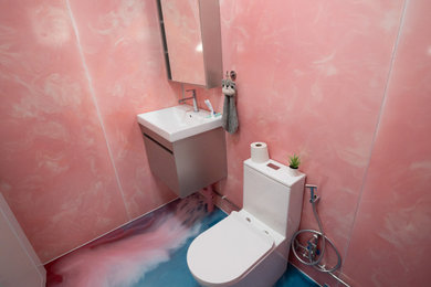 Pink Beach Paradise Bathroom