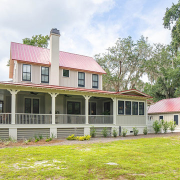 Southern Style Back Porch and Exterior