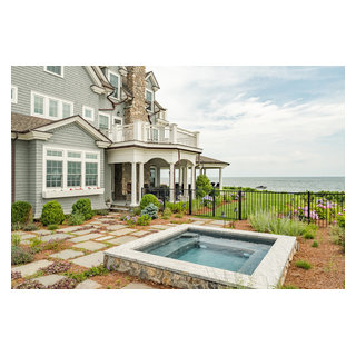 Luxury Custom Waterfront Home - Beach Style - Pool - Bridgeport - by ...