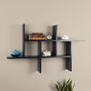 Danya B. Cantilever Cubby Wall Shelf – Horizontal or Vertical, Black
