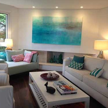 Commissioned art 48" x 72" in Brazil by Victoria Kloch